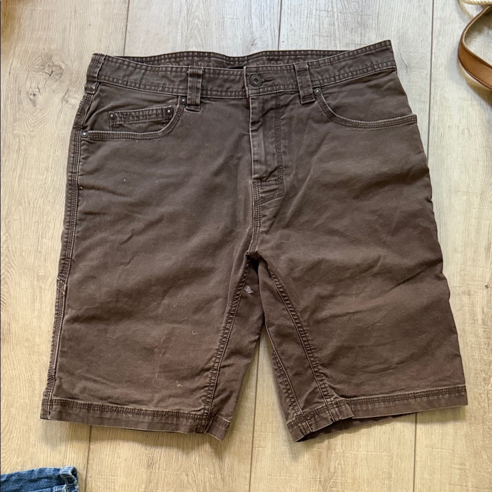 Prana Men's Brown Jean Shorts
